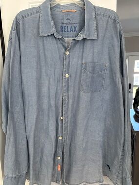 Men’s Tommy Bahama XXL Chambray button down
